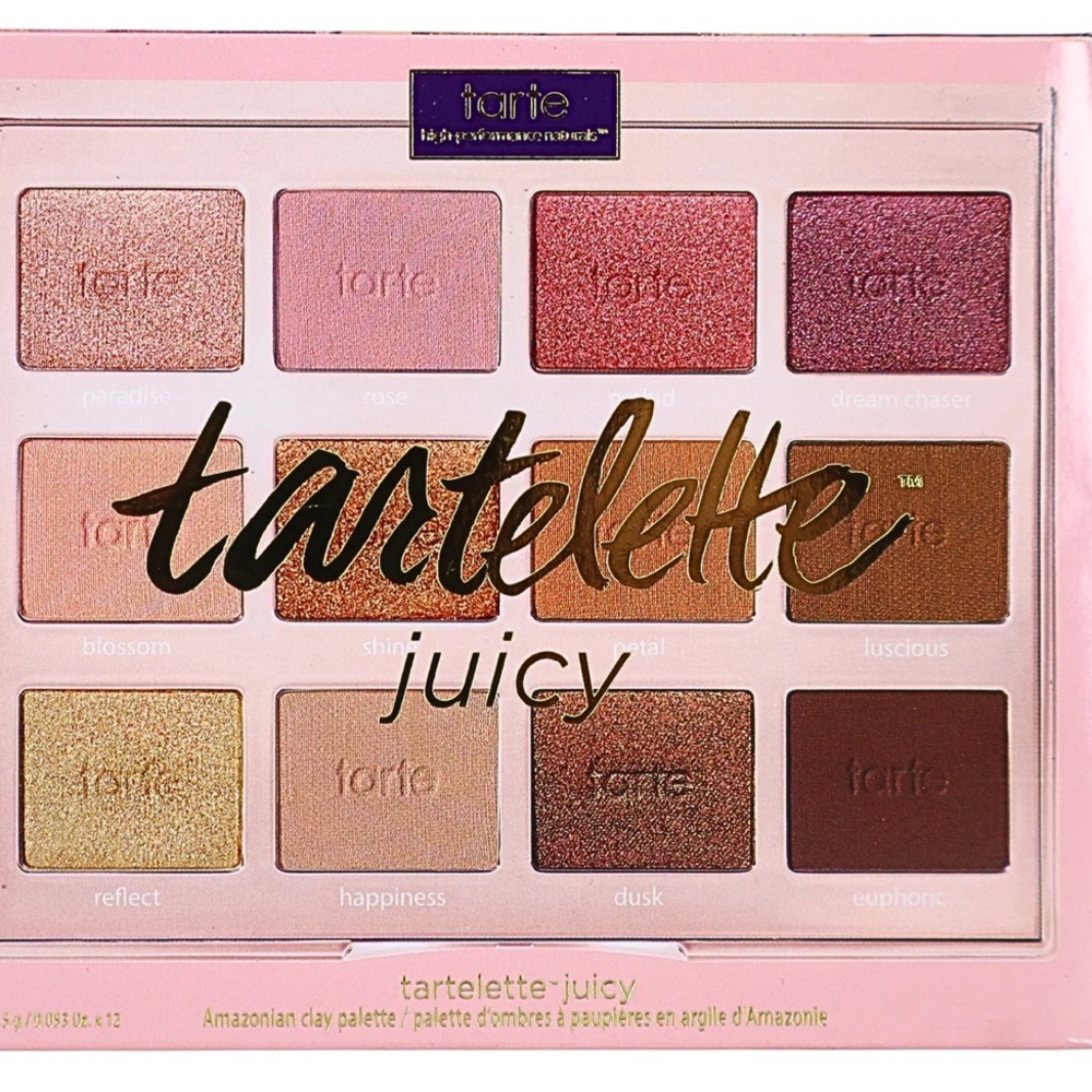Tarte Tartelette Juicy Palette with Pink and Brown Hues